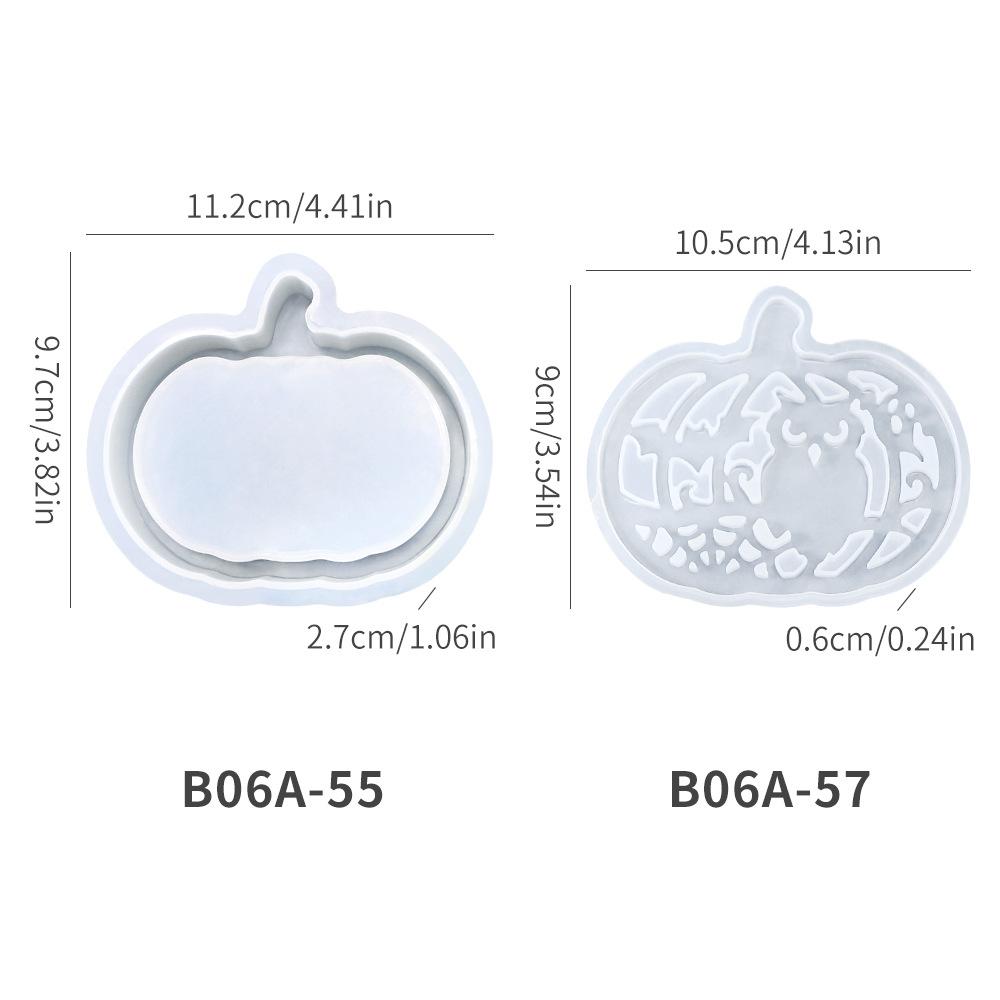 Nová forma DIY silikonová forma na Halloween úložný box atmosférické světlo vydlabaná dýně duch domácí dekorace figurka forma