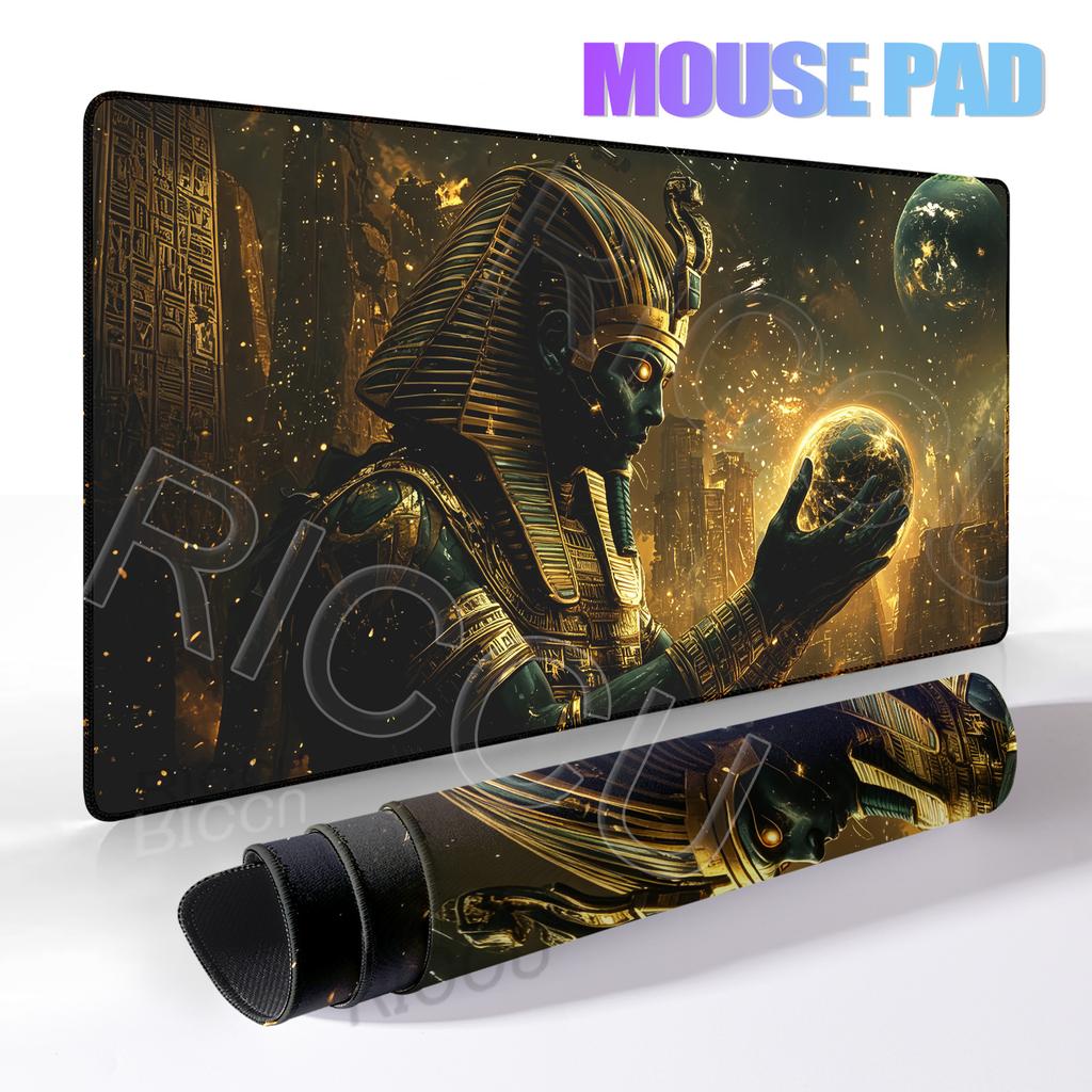 Ancient Egypt Posters Non-slip Mouse Pad Large Rubber Base Anti-slip Desk Accessories Mousepad for Gamer Keyboard Mat Decor Rug