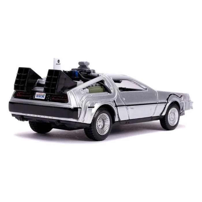 Collectible Miniature Car - JADA TOYS - DE LOREAN Back To the Future II - Steering Wheel - Silver - 1/32