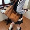 Maillard retro matte tote bag women's 2025 new fashion shoulder commuter bag large capacity class armpit bag