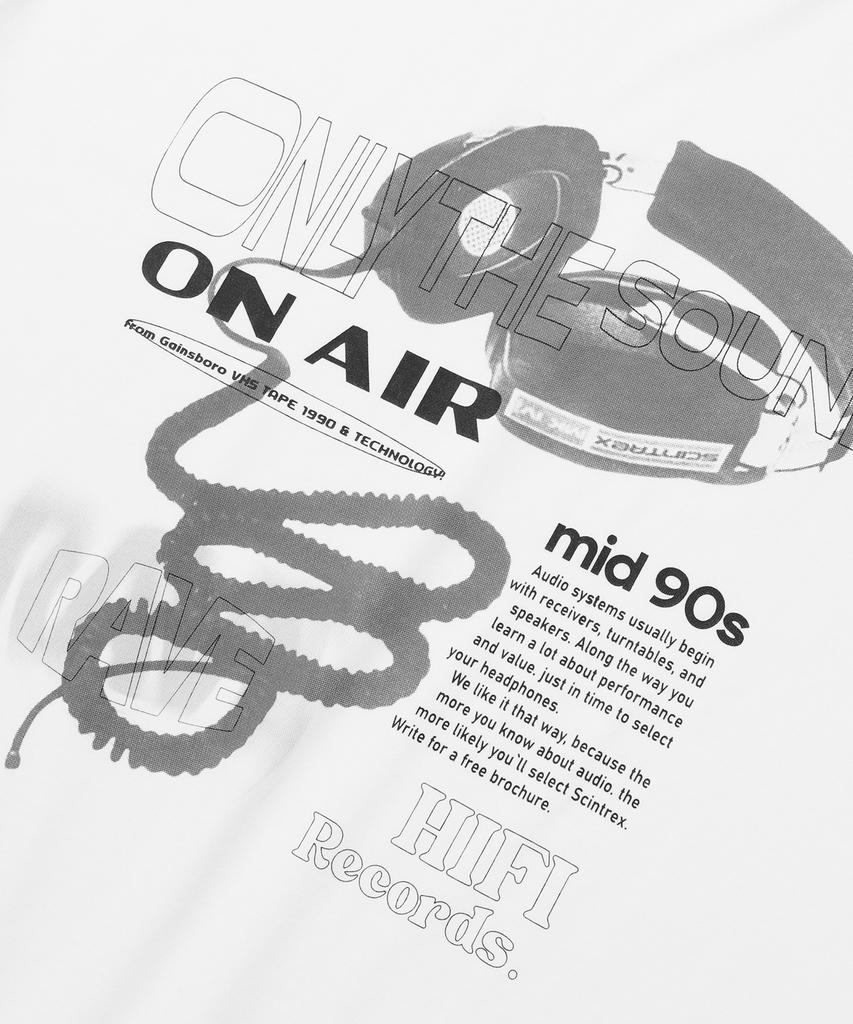 GAINSBORO Hi-Fi Sound T-Shirt_White
