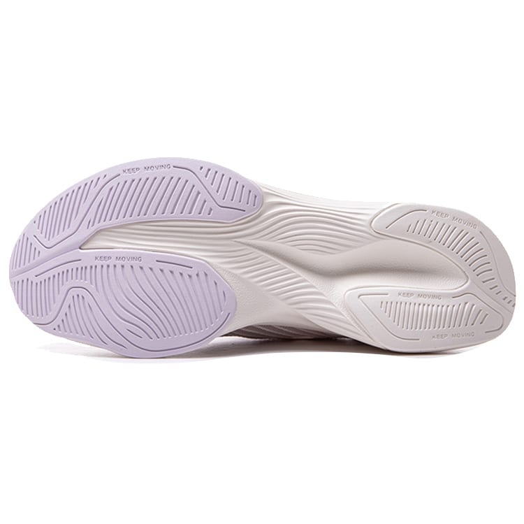 Anta Edge Slip Resistant Abrasion Resistant Low top Running Shoes Women's Metallic Pink 122035589-1