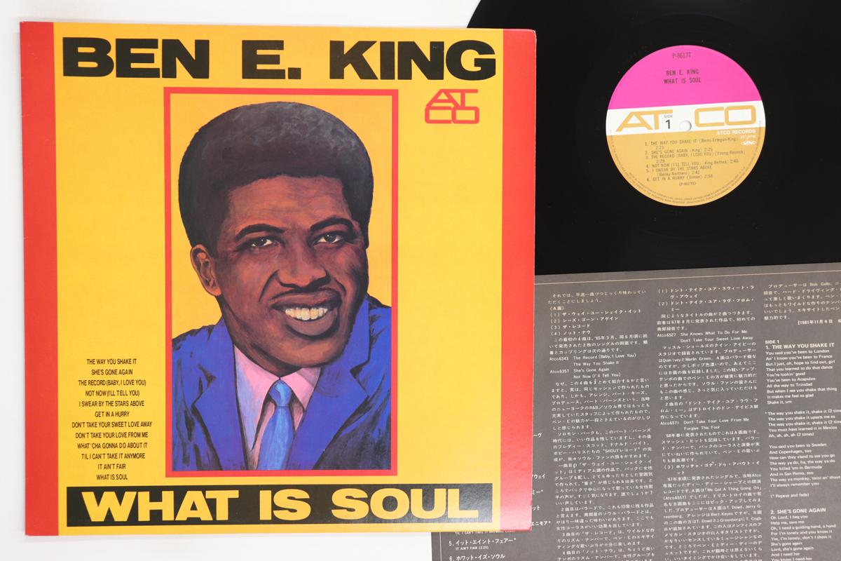 

LP Record BEN E. KING What Is Soul P8617 ATCO 1981 Japan SoulFunk Used