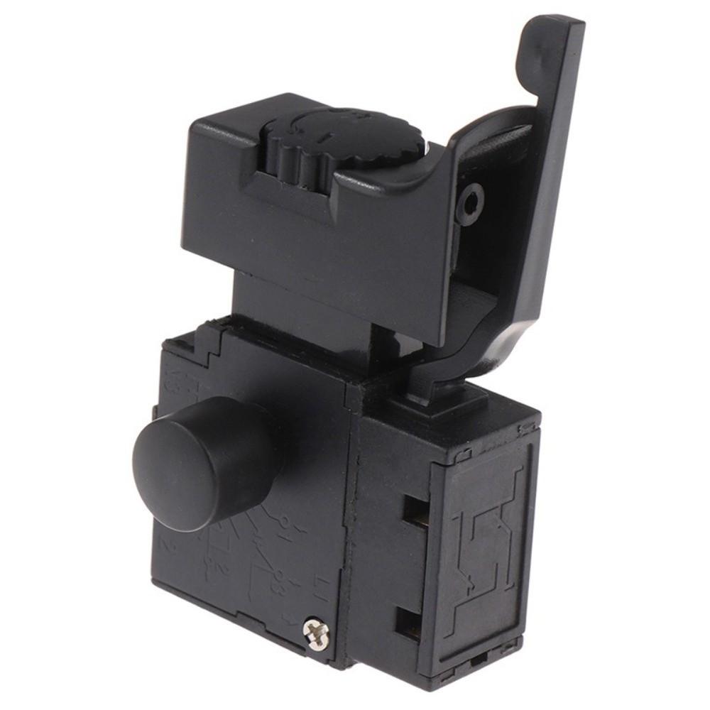 Lock On Function Electric Drill Speed Controller Switch Miniature Reversible Operation Trigger Button Switch Plastic