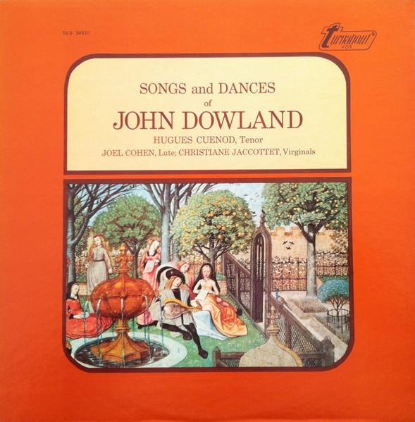 

LP Record HUGUES CUNOD JOEL COHEN 3 CH Songs And Dances Of John Dowland TVS34510 Turnabout 1973 US Classical Used