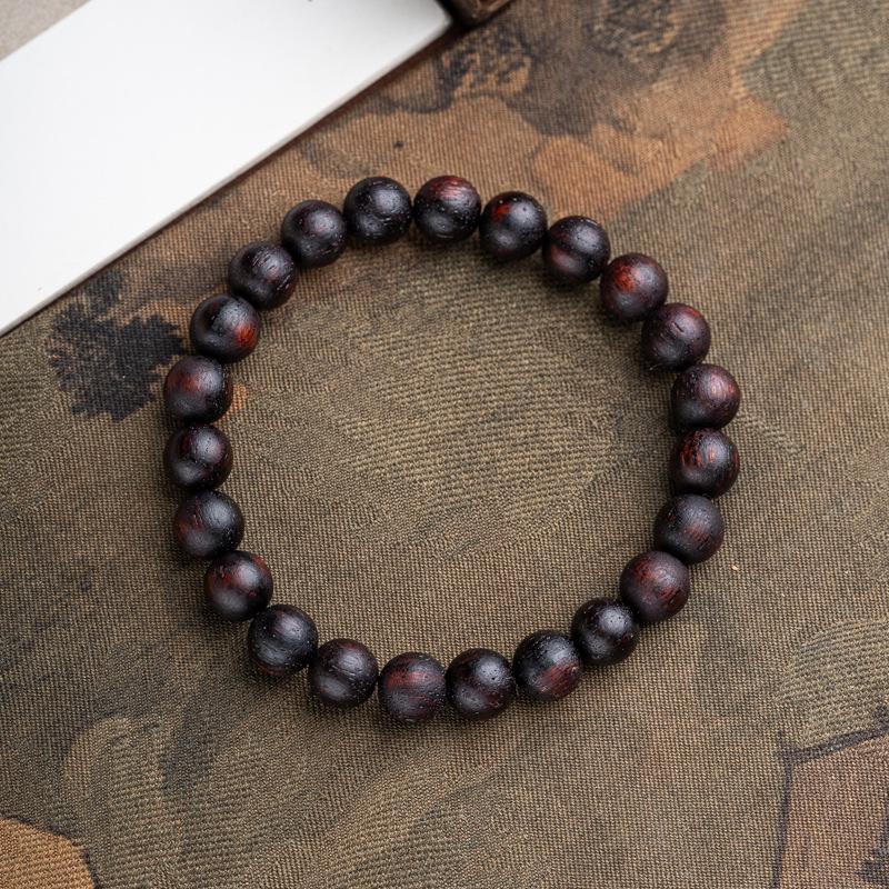 Myanmar Agarwood 8mm Bead Bracelet: Water-Sinking, Single Strand Women s Buddhist Prayer Beads 8mm