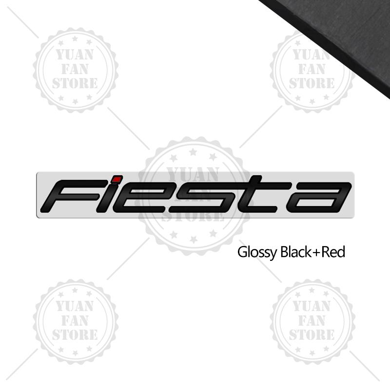 1 STUKS Metalen Letter Voor Ford Fiesta ST Line Nieuwe Oude Stijlen 3D Embleem Auto Achterklep Decals Badge Auto Accessoires Styling