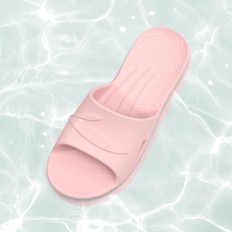 Men's Embossed Slides, Casual Non Slip Slippers, Open Toe Shoes For Indoor Outdoor Beach Shower, Spring And Summer