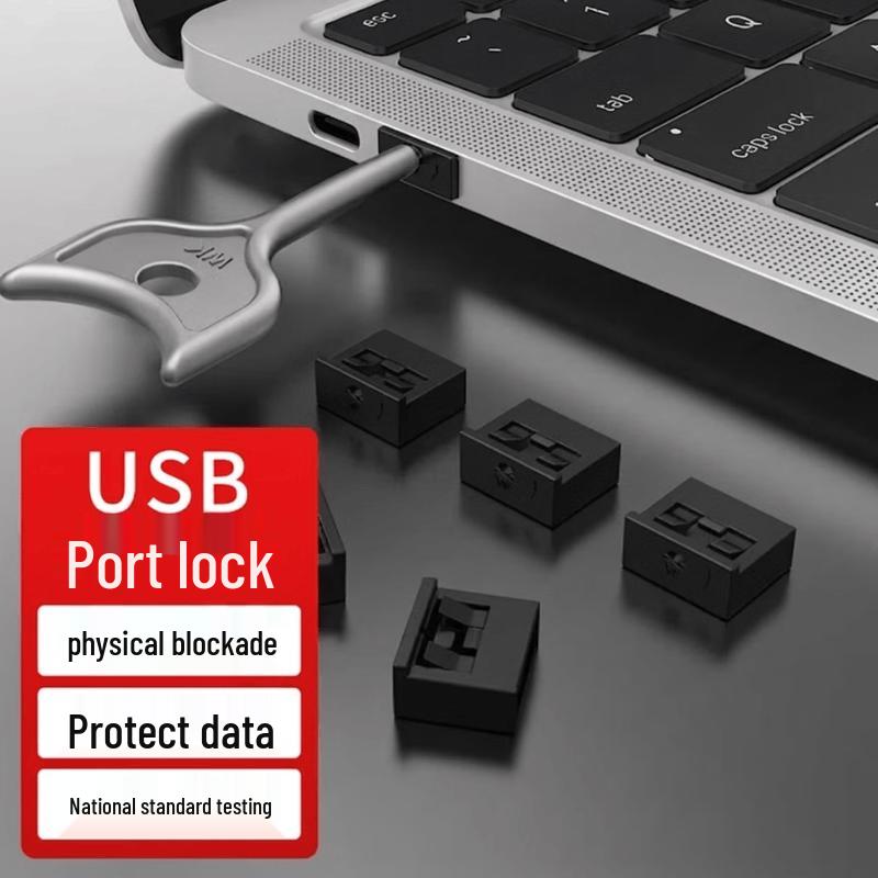 USB Port Security Lock Kit чёрный