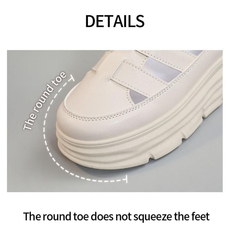 Fashion Summer Women's Hollowed-Out Thick-Soled Sandals - Fashionable Casual Beach Footwear