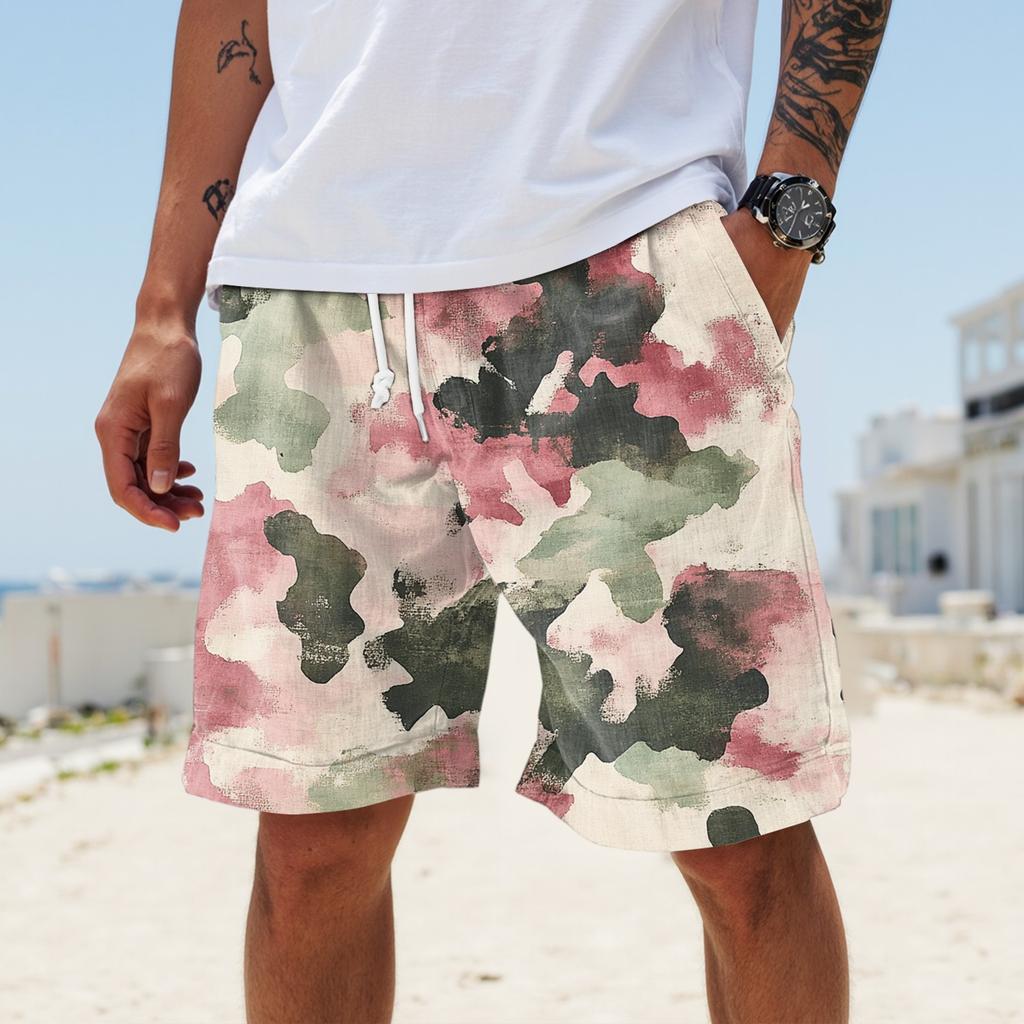 Men's Summer Large Casual Loose Sports Pants Beach Shorts