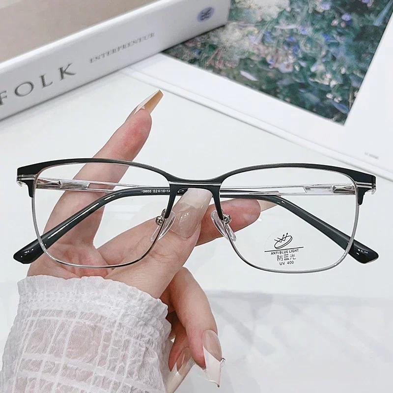 New Ultra Light Glasses Anti Blue Light Glasses for Women Fashion Square Eyeglass Frame Myopia Eyewear Accesorios Para Mujer