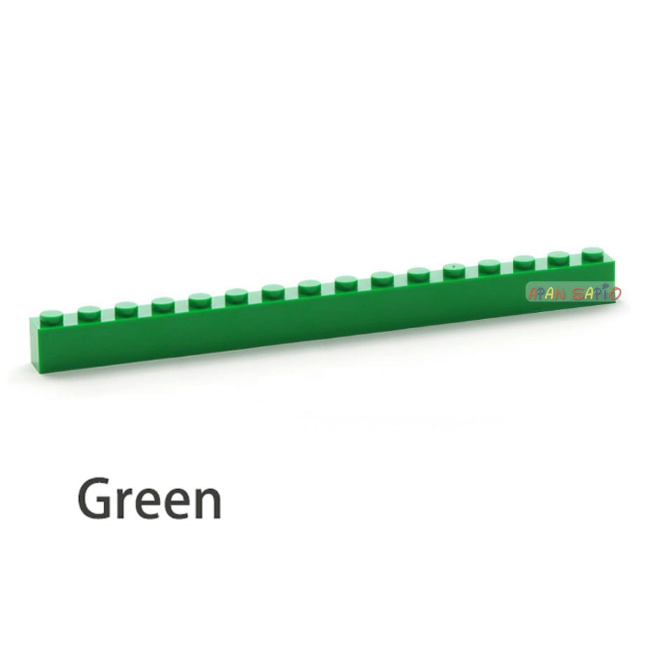 50PCS 1x16 Dots DIY Building Blocks Thick Figures Bricks Educational Creative Size Compatible With Brands Toys for Children 2465