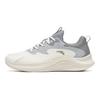 Anta Wander Casual Slip Resistant Abrasion Resistant Low Top Sprint Running Shoes Men's White Gray 912445573-5