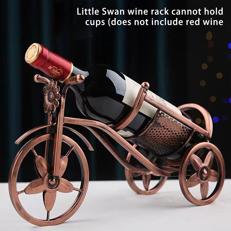 Creative Metal Wine Rack Vintage Wine Bottle Storage And Holder Bar Home Decoration Display Stand