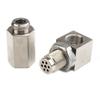 Mini Catalytic Converter 90 Degree CEL Check Engine Light O2 Oxygen Sensor Spacer Adapter Universal