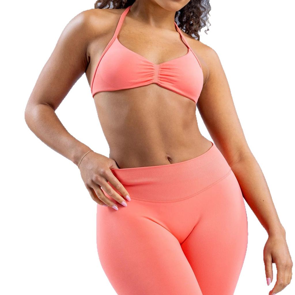 High Elasticity Seamless Yoga Halter Bra, Beautiful Back Sports Bra, Women'S Sports Bra, Women'S Sports Bra