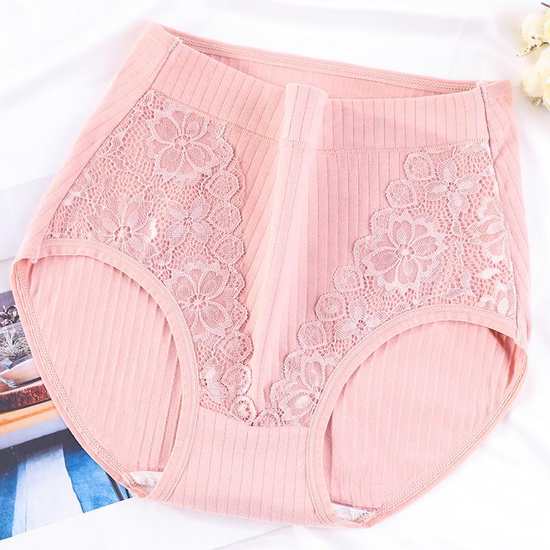 

Нижнее белье для женщин больших размеров из чистого хлопка с кружевом и высокой талией. Трусики для мам среднего возраста. Трусики с треугольными чашечками. 6XL