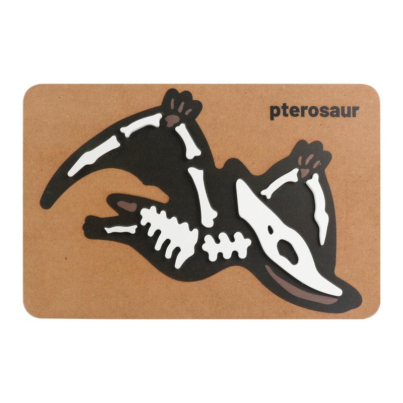 Ископаемое динозавра трехмерный пазл креативный деревянный пазл детские развивающие кубики археологические раскопки развивающие игрушки