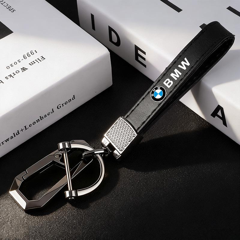 3D Metal Leather Keychain Key Chain Ring Key Holder Auto Accessories For BMW X1 X2 X3 X5 X4 X6 X7 G30 G20 G32 G11 G12 F40 F30F20 Mkdf86