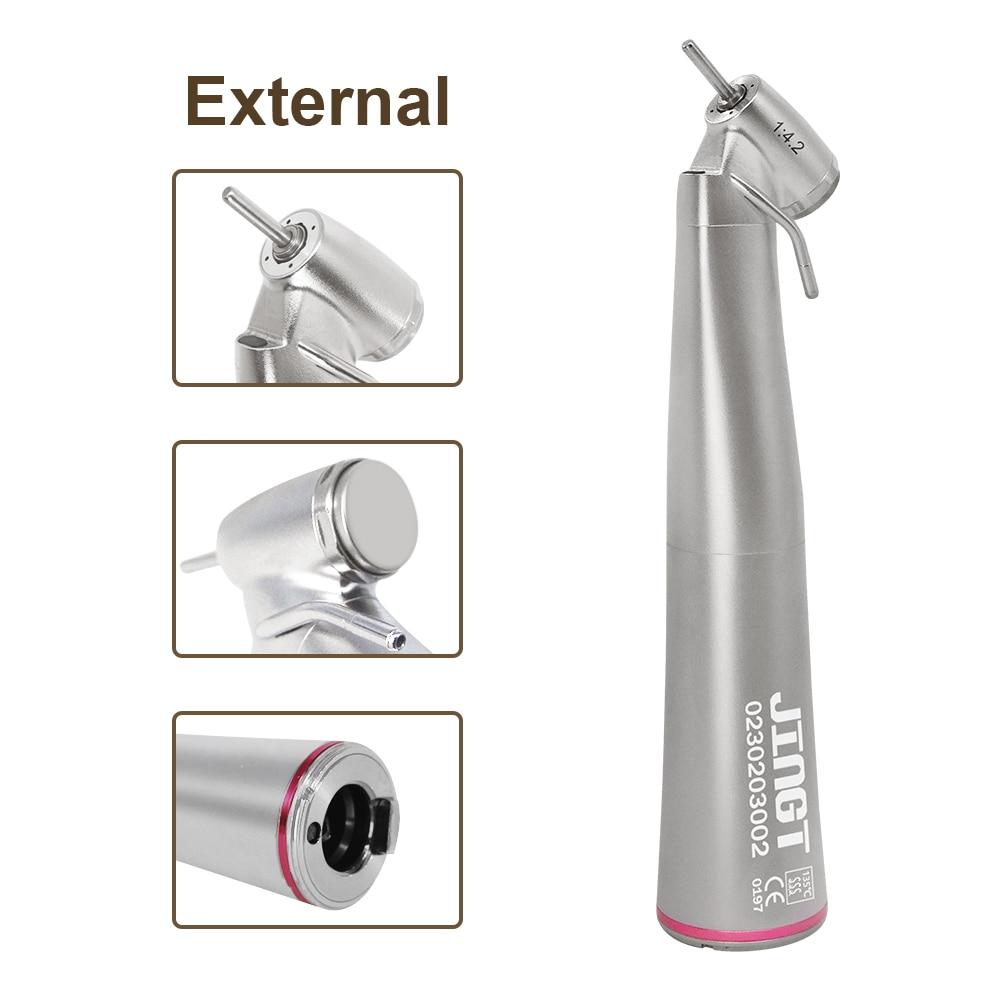 

Стоматологічний наконечник JINGT 45 ° LED 1:4.2 Aumentando Contra Angle Micromotor Elétrico para Cortar Dentes do Siso Instrumentos Orais External