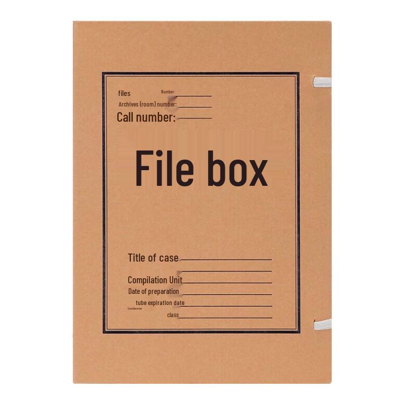 Deli 5625 Kraft Paper File Box