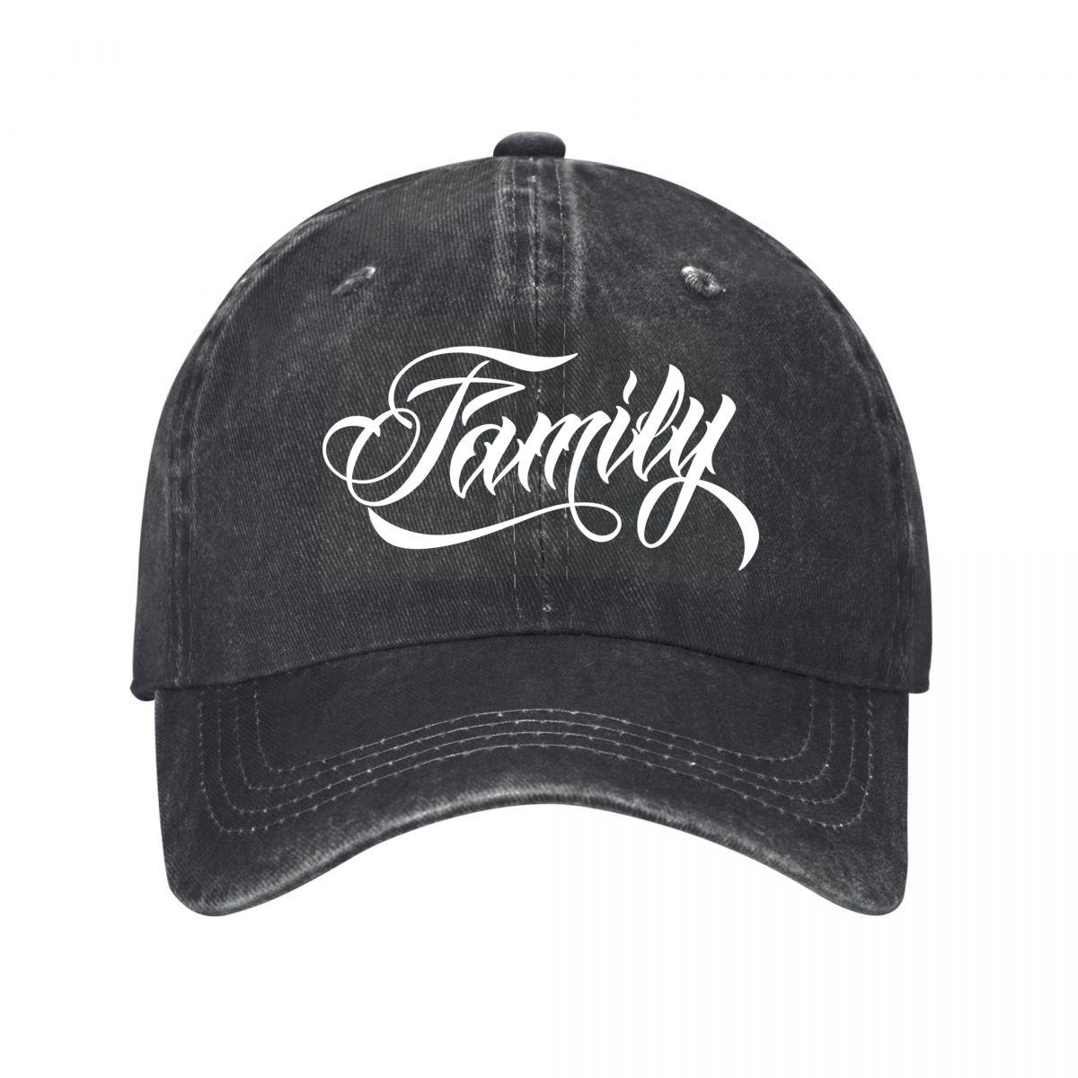 Family Snapback Cap Daily Washed Baseball Cap Adjustable