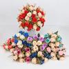 12-Head Tone Rose Silk Flowers Home Decor Wedding Floral Arrangement Photography Prop