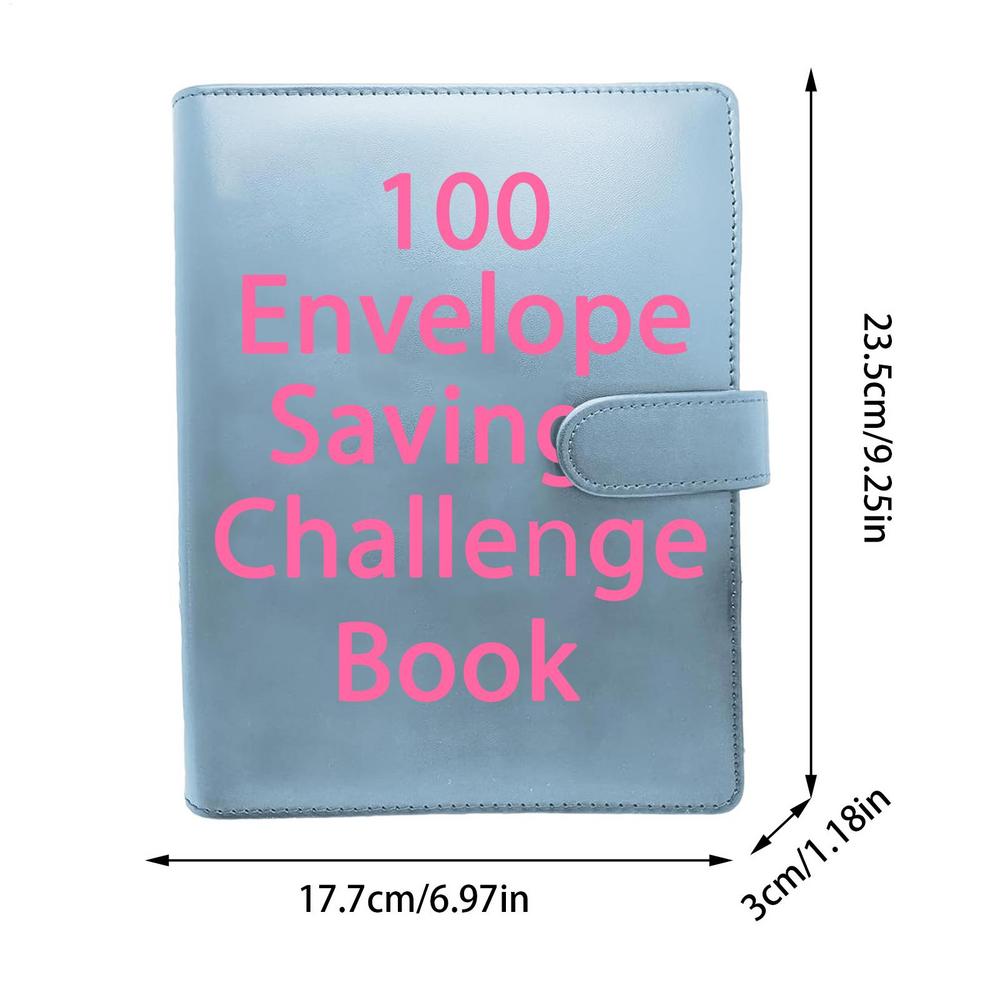 

100 Envelopes Money Saving Challenge Budget Binder Password Lock Money Saver For Cash Cost Expense Organizer Notebook Binder