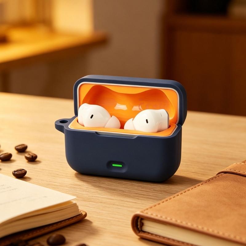 Earphone Skin Silicone Housing Case Dustproof Water Resistant Guarding Against Protective Cover Damage Prevention Sleeve