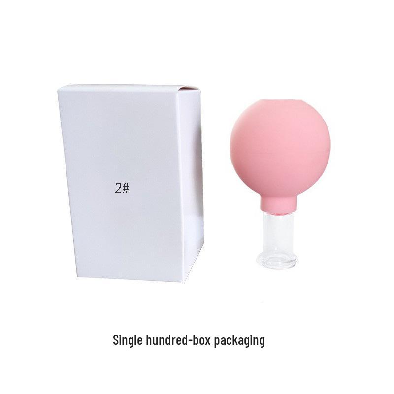 Silicone 25MM Glass Cupping Device for Fire Cupping & Face Muscle Scraping