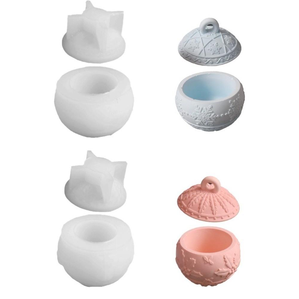 Silicone Mold Round Ball Jar Mold DIY Handmade Scented Candle Vessel Molds  DIY Crafting