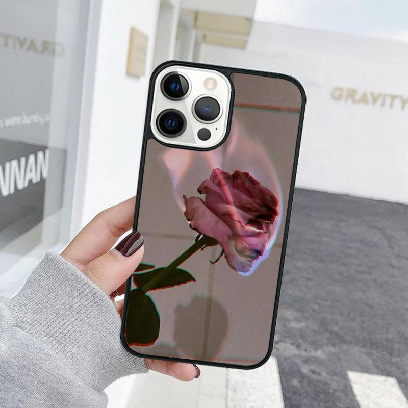 Fashion Flame Fire Flower Print Phone Case For iPhone 17 Air 15 16 Cover  11 13 14 Pro Max 12 Plus Max Fundas iPhone 13