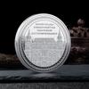 Gold Coin Commemorating Red Square Architecture In St. Petersburg, Russia, Knight Statue, St. Kazan Cathedral, Archangel Coins