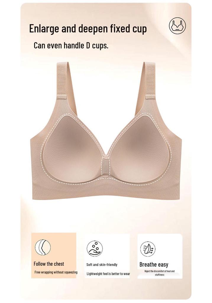 Seamless Plus Size Women's Anti-Sagging Lift Bra - Slimming Maternity Fit