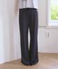 THE GREEN LAB Soft Daily Dot Bootcut Pants [Navy]