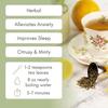 NeutraVed Lemon Balm Tea 50gm | Improves Digestion | Relives Stress | Caffine Free | Lemon Balm Tea Leaves | Loose Leaves Original Form - 50 Gm