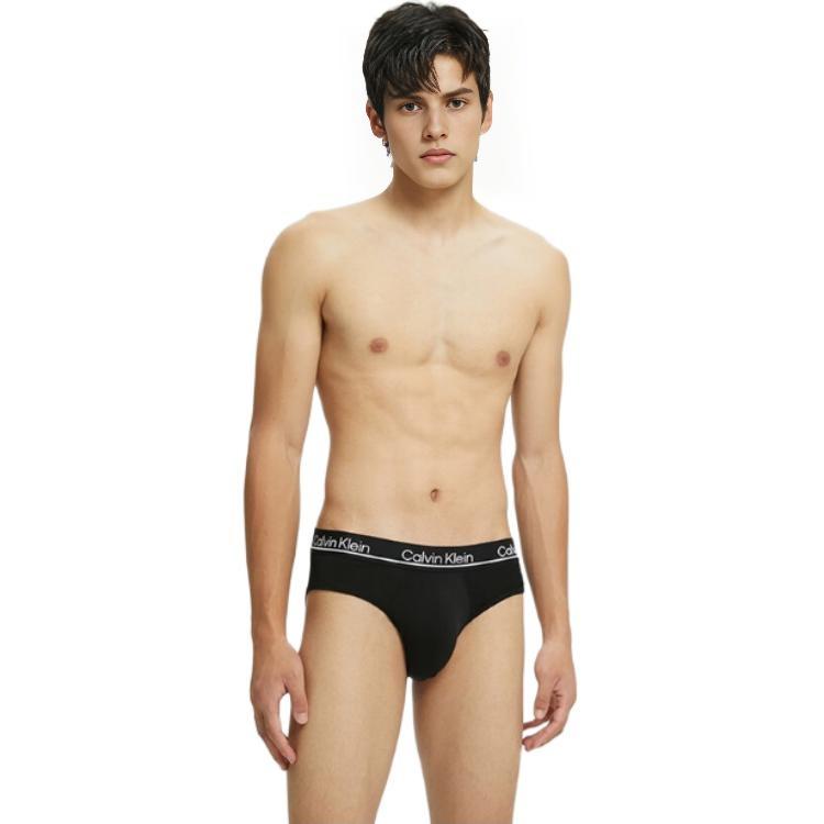 Calvin Klein Casual Logo High Elastic Breathable Briefs Three Pack Men underwear NP2442O-0NJ