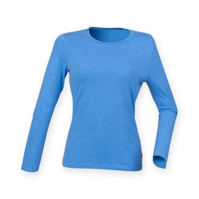 Womens/Ladies Feel Good Stretch Long Sleeve T-Shirt