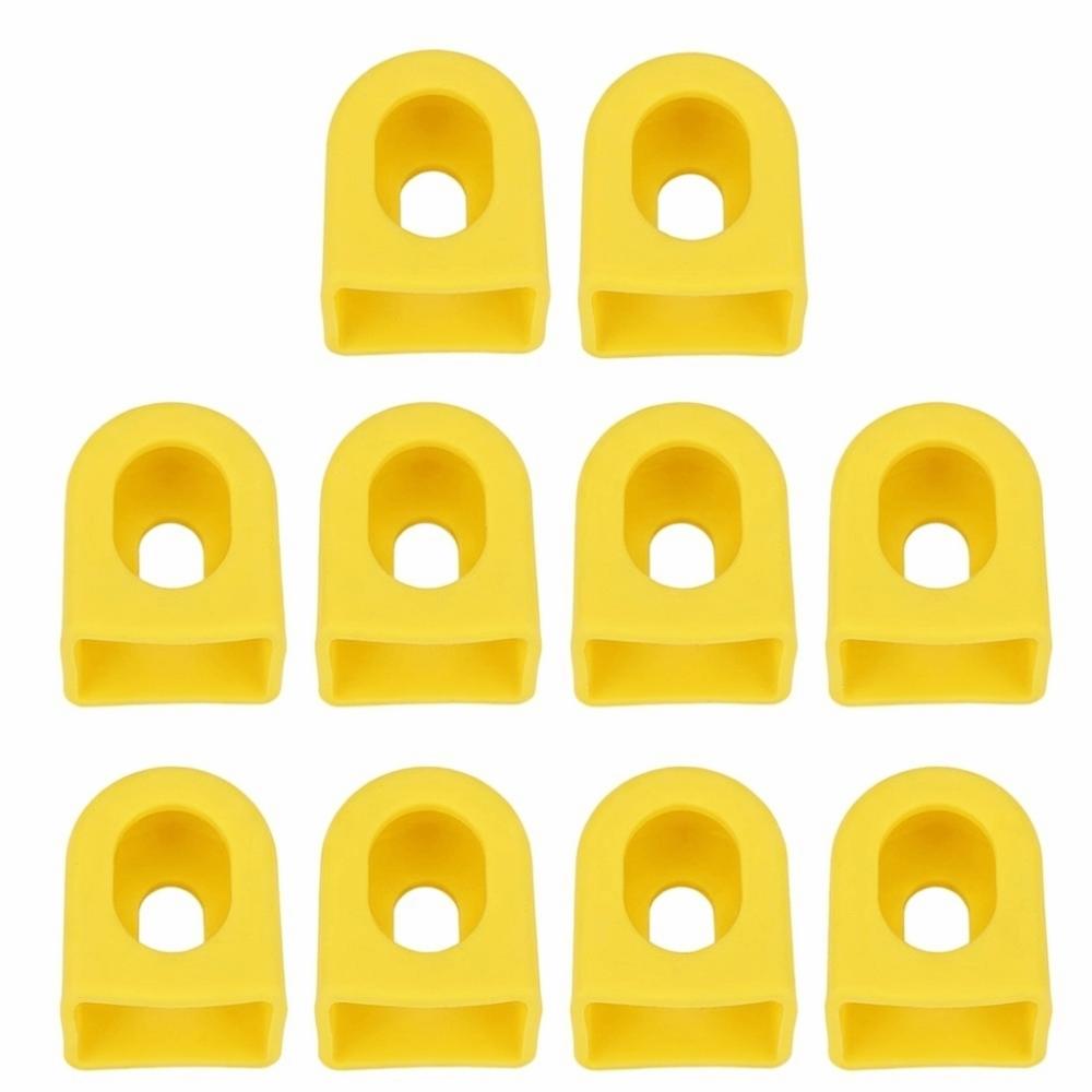 10PCS Multicolor Cycling Crank Boot Protectors Soft Crank Arm Protectors  Bike Accessory