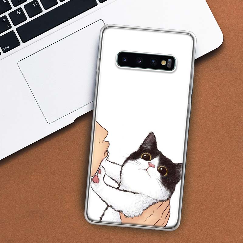 

Чехол для телефона «Поцелуй мой милый котенок» для Samsung Galaxy M21 M12 M31S M32 M51 M52 Note 20 Ulte 10 Plus 9 8 J4 J6 + J8 M11 F52 F62 Samsung M32 4G