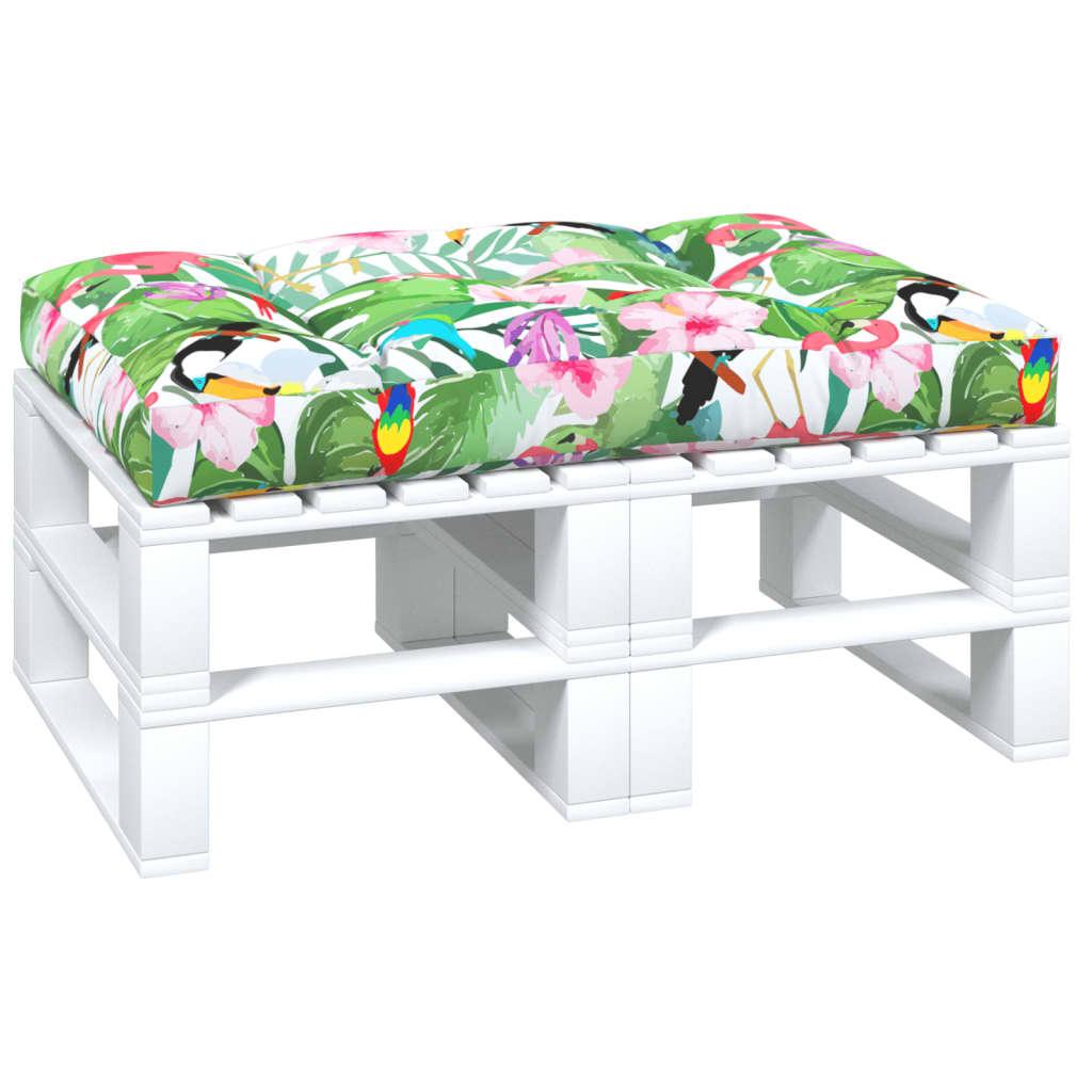 Multi Colored Pallet Cushion 120 X 80 X 12 Cm Fabric