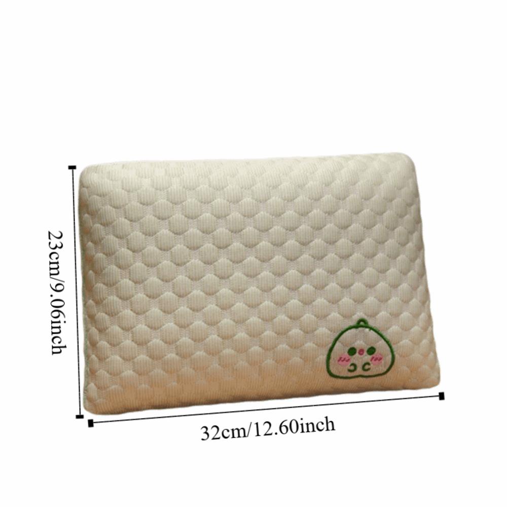 Slow Rebound Ice Silk Pillow Soft Material Students Pillow Practical Summer Sleeping Mat  Bed Use