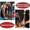 Heavy Type Tricep Rope Attachments With 3 Adjustable Grip Ergonomic Workout Equipment For Arm And Back Training