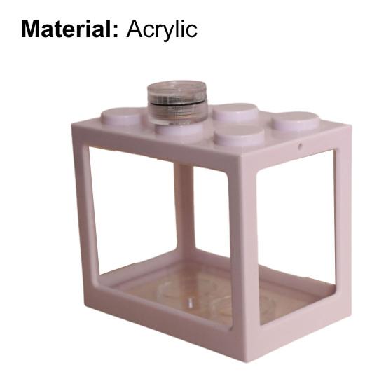 Průhledné akvarijní LED světlo s úsporou energie, akrylová LED lampa, sada pro akvarijní nádrž pro pokojovou dekoraci