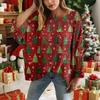 Christmas Crochet Sweater For Women, Christmas Knitted Pullover, Christmas Cozy Fall And Winter Sweater