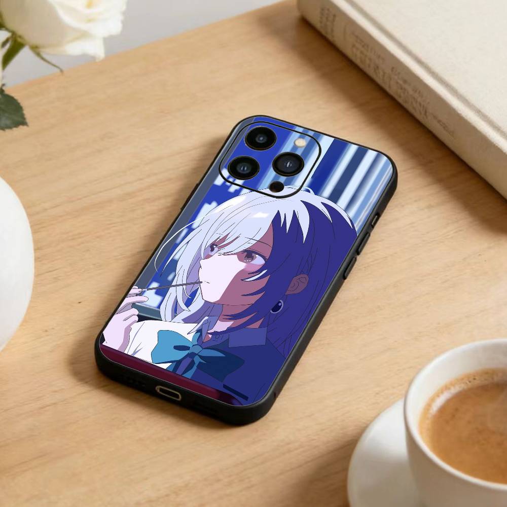 Iroduku The World in Colors Phone Case For iPhone 17 16 15 14 13 12 Max Plus Silicone Black Cover