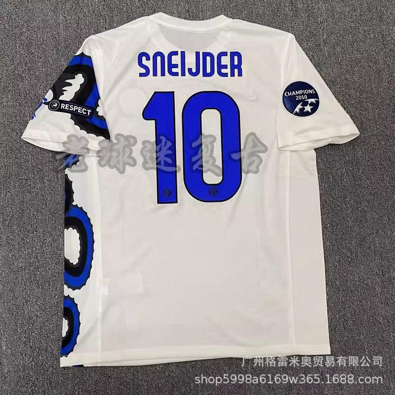 09-10 Inter Retro Jersey Ronaldo Inter Milan 2001/02 Jersey Football Jersey