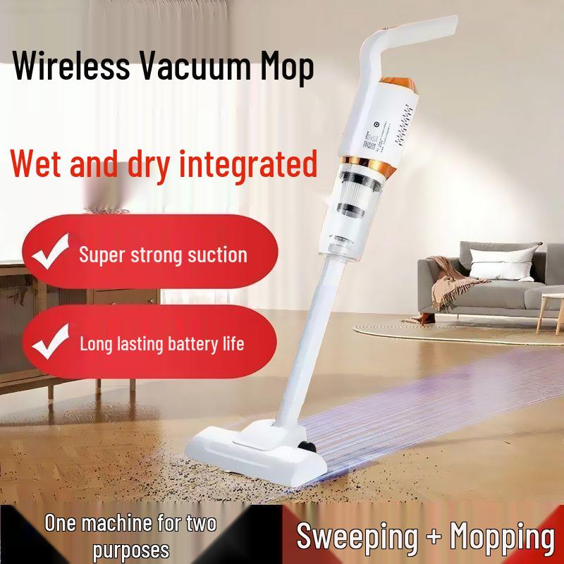 Smart Dual-Use Wireless Vacuum Cleaner and Mop for Home and Car