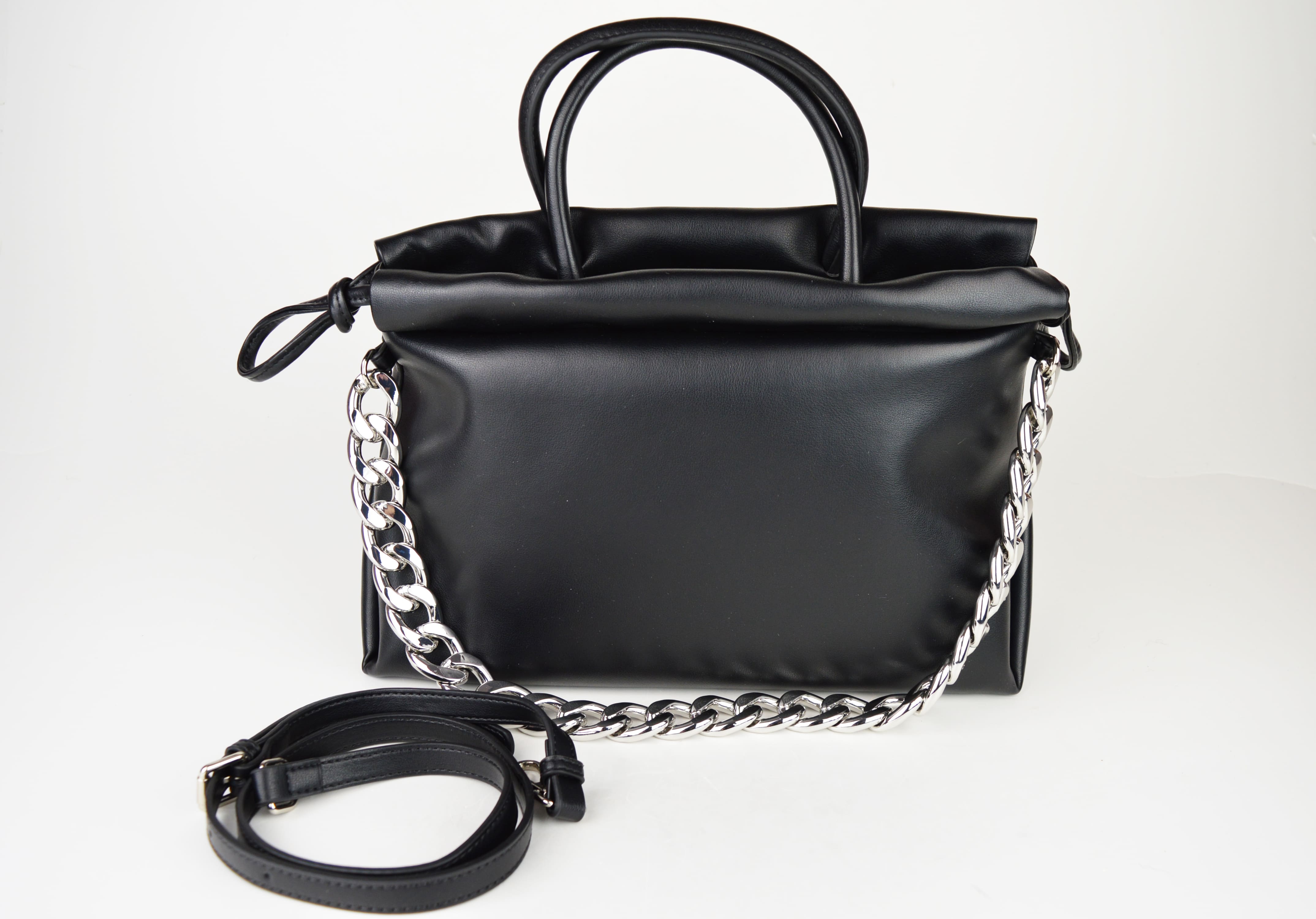 

Сумка шкіряна жіноча Brocoli 611 чорний